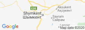 Shymkent map